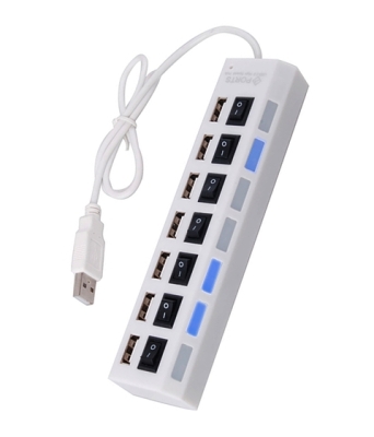 USB ХЪБ HUB 7 ПОРТА