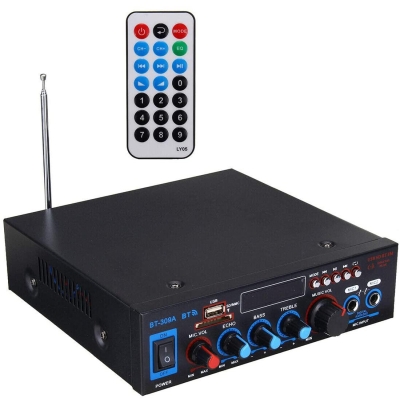 УСИЛВАТЕЛ С ТУНЕР USB/MP3 БЛУТУТ GENERIC КАРАОКЕ BT-309A