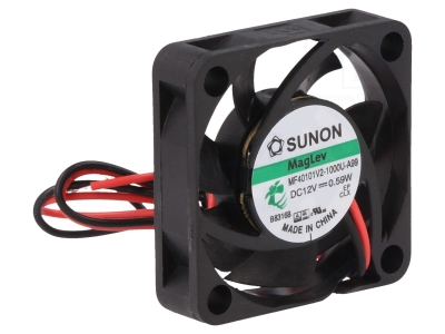 ВЕНТИЛАТОР 12V 40/40/10 2 ИЗВ SUNON MF40101V2-1000U-A99