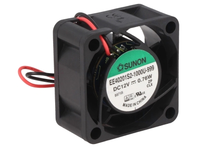 ВЕНТИЛАТОР 12V 40/40/20 2 ИЗВ SUNON EE40201S2-1000U-999