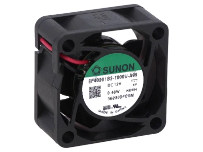 ВЕНТИЛАТОР 12V 40/40/20 2 ИЗВ SUNON EF40201B2-1000U-A99