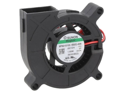 ВЕНТИЛАТОР 12V 60/60/15 2 ИЗВ SUNON MF60151VX-1B00U-A99
