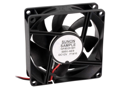 ВЕНТИЛАТОР 12V 80/80/25 2 ИЗВ SUNON GF80251B1-000U-AE9