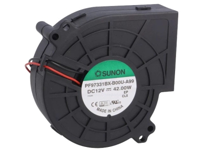 ВЕНТИЛАТОР 12V 97/95/33 2 ИЗВ SUNON PF97331BX-B00U-A99