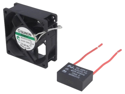 ВЕНТИЛАТОР 230V 70/70/25 2 ИЗВ SUNON MA2072-HVL.GN