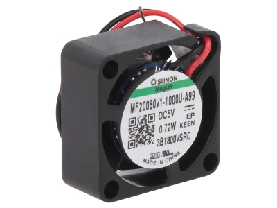 ВЕНТИЛАТОР 5V 20/20/8 2 ИЗВ SUNON MF20080V1-1000U-A99