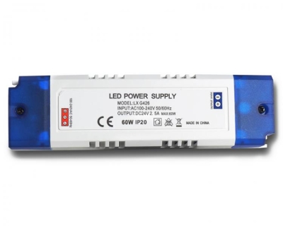 Захранване за LED осветление 24V/2.5А 60W пластмасов корпус