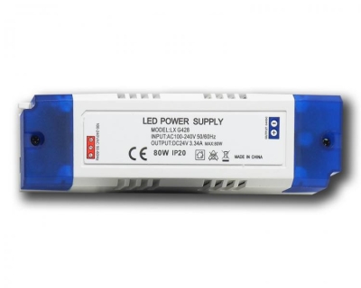 Захранване за LED осветление 24V/3.3А 80W пластмасов корпус