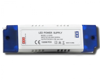 Захранване за LED осветление 24V/4.16А 100W пластмасов корпус