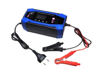 ЗАРЯДНО УСТРОЙСТВО ЗА АВТОМОБИЛНИ АКУМУЛАТОРИ 12V/24V 8/4A LTC LX1216