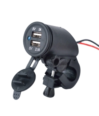 МОДУЛ ЗАРЯДНО ЗА АВТОМОБИЛ USB 2БР 12-24V/5V 3.1A