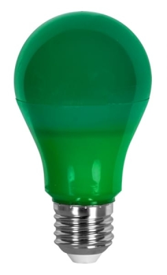 LED крушка 6W, E27, Зелена светлина, 200, 220V-240V AC, Green, SMD 2835