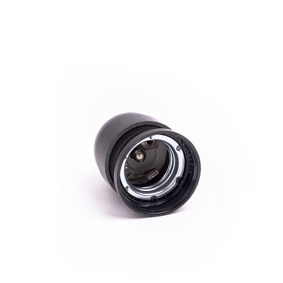 Фасунга Е27 НК, Висяща, Черна, 4А, 250V, 200 С