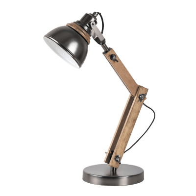 ALEGRA НАСТОЛНА ЛАМПА 1XE14 ДЪРВОЧЕРНА