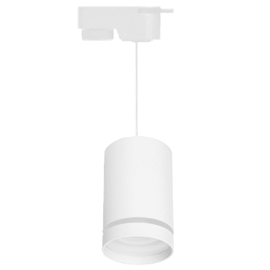 ТЯЛО ЗА РЕЛСОВ МОНТАЖ, ВИСЯЩО, ДВУПРОВОДНО, GU10, 220-240V AC, IP20, БЯЛО