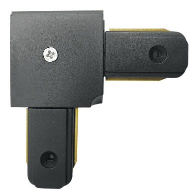 ЪГЛОВ КОНЕКТОР, 2 ПИНА, ЧЕРЕН