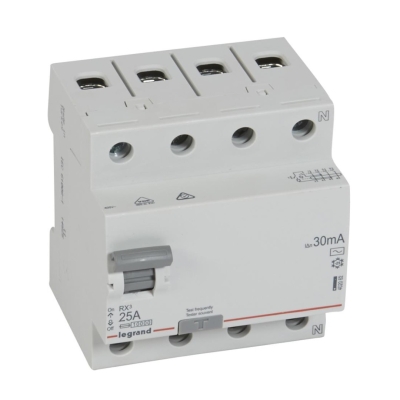 ДТЗ 4P 25А 30mА серия RX3 ID тип AC Legrand