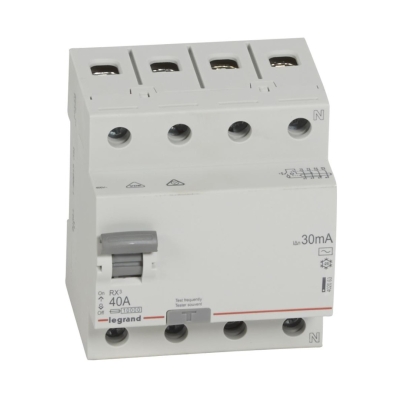 ДТЗ 4P 40A 30mА серия RX3 ID тип AC Legrand