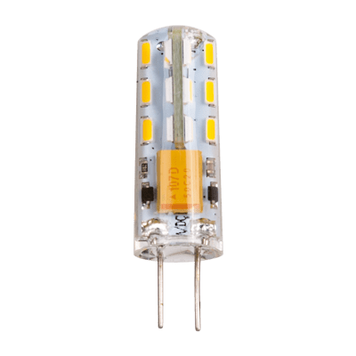 LED ЛАМПА 1W, G4, 3000K, 12V DC, ТОПЛА СВЕТЛИНА, SMD3014, 1 БР.БЛИСТЕР