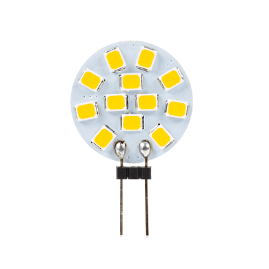 LED ЛАМПА 1.5W, G4, 3000K, 12V DC, ТОПЛА СВЕТЛИНА, SMD2835, 1 БР.  БЛИСТЕР
