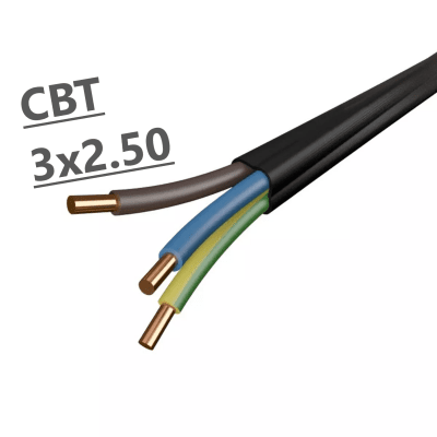 Кабел СВТ 3x2.50 mm2 0.61 kV