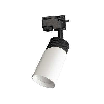 ТЯЛО ЗА РЕЛСОВ МОНТАЖ, ДВУПРОВОДНО, GU10, 220-240V AC, IP20, ЧЕРНОБЯЛО