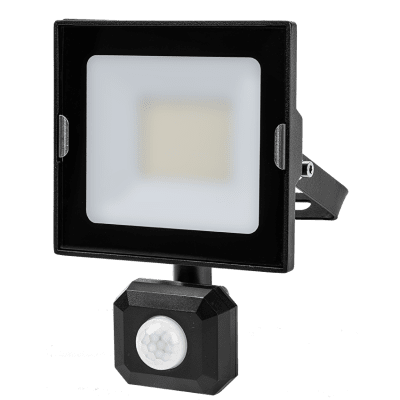 LED SLIM ПРОЖЕКТОР С ДАТЧИК ЗА ДВИЖЕНИЕ 30W, 4000K, 220-240V AC, IP44
