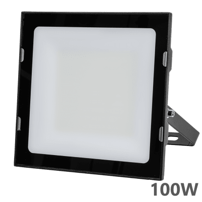 LED SLIM ПРОЖЕКТОР 100W, 6500K, 220-240V AC, IP65 СТУДЕНА СВЕТЛИНА