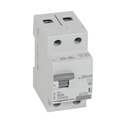 ДТЗ 2P 80А 30mА серия RX3 ID тип AC Legrand