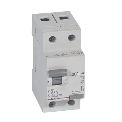 ДТЗ 2P 63A 300mА серия RX3 ID тип AC Legrand