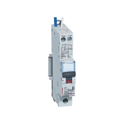 ДТЗ комбинирана DX3 1P 16A крива C 10mA тип A 10kA 1 мод. Legrand