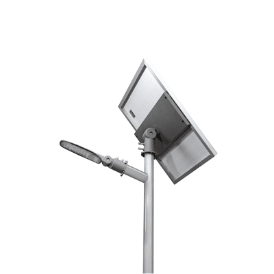 LED улична лампа със соларен панел 60, 12W, 4000K, 140х90, SMD2835, IP65