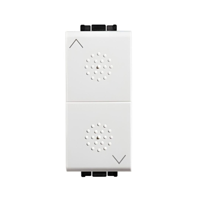 Ключ за щори 1 мод. 16A цвят Бял LL Bticino до изчерпване