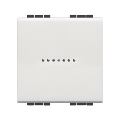 Девиаторен ключ 2 мод. 10A аксиален цвят Бял LL Bticino