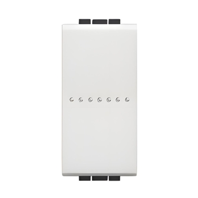 Еднополюсен ключ 1 мод. 10A аксиален цвят Бял LL Bticino