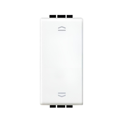 Ключ за щори 1 мод. 16A цвят Бял LL Bticino