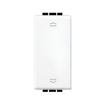 Бутон за щори 1 мод. 10A цвят Бял LL Bticino