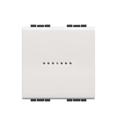 Еднополюсен ключ 2 мод. 10A аксиален цвят Бял LL Bticino