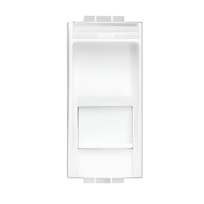 Розетка RJ45 cat.5е UTP конектор toolless IDC 1 мод. цвят Бял LL Bticino