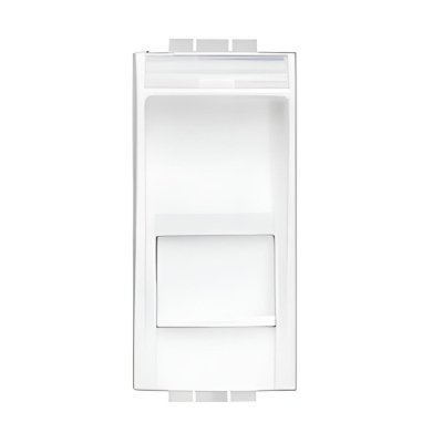 Розетка RJ45 cat.6 STP конектор toolless IDC 1 мод. цвят Бял LL Bticino