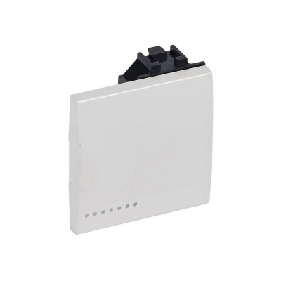 Лицев панел за ключ с подсветка 2 мод. цвят бял LL Bticino