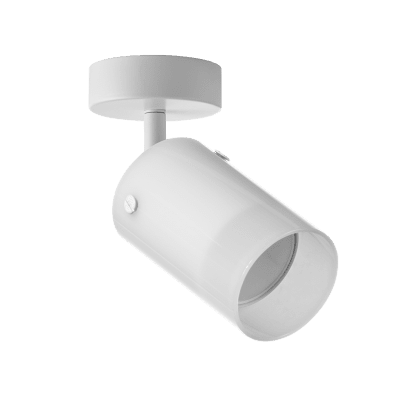 Тяло за таван, стъклено, GU10, 220-240V AC, IP20, Бяло