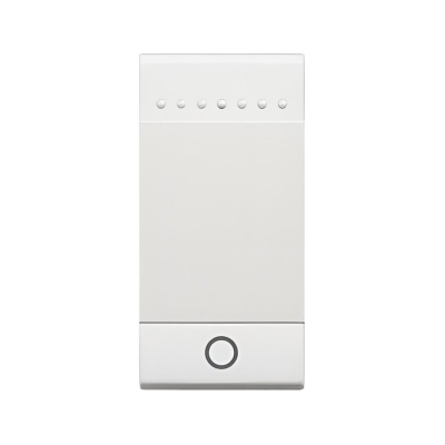 Лицев панел за ключ символ за светлина 1 мод. цвят бял LL Bticino