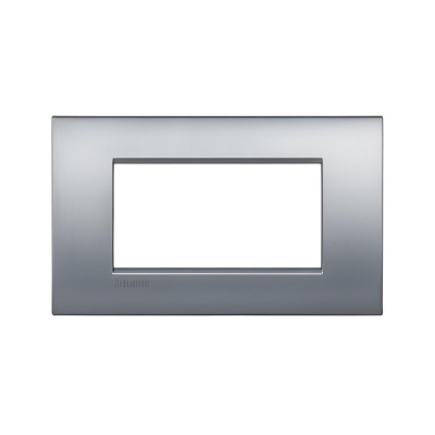 Рамка 4 мод. метална Brushed chrome AIR LL Bticino до изчерпване