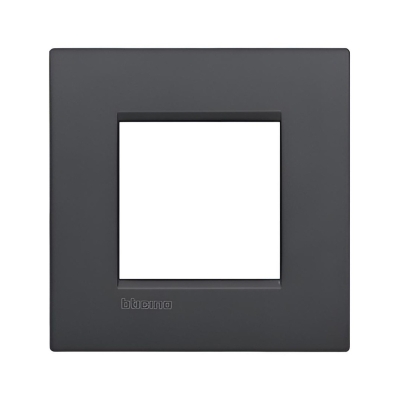 Рамка 2 мод. метална Anthracite за обикновена конзола 50мм AIR LL Bticino