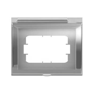 Рамка покривна 3 мод. IP44 ПРОЗРАЧНА за всички серии Bticino