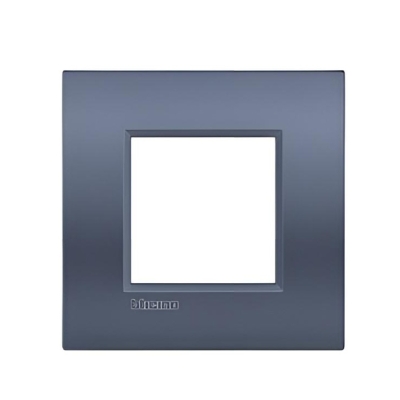 Рамка 2 мод. метална Blue moon AIR LL Bticino