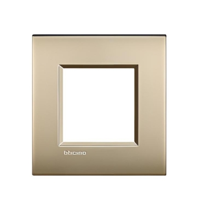 Рамка 2 мод. метална Gold mat AIR LL Bticino