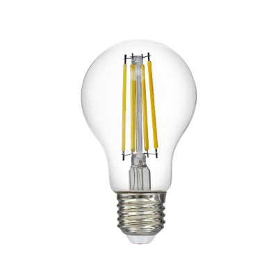 LED filament лампа крушка A60, 10W, E27, 4000K, 220-240V AC, неутрална светлина