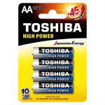 БАТЕРИЯ TOSHIBA LR6, АА, БЛИСТЕР